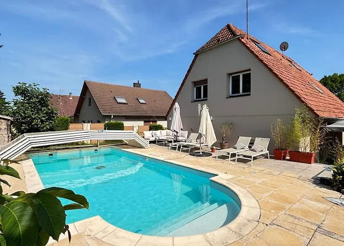 Soh Rent Cozy - Piscine Proche Strasbourg - Tv - Wifi - Parking بيت للعطل *